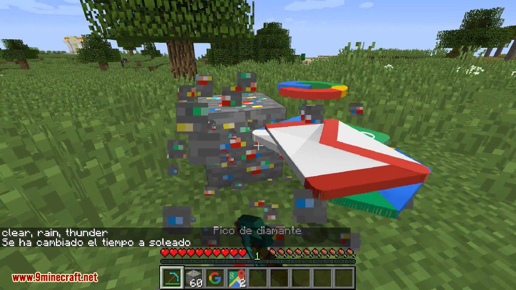 Google Mod 1.10.2 (Google's Logos in Minecraft)