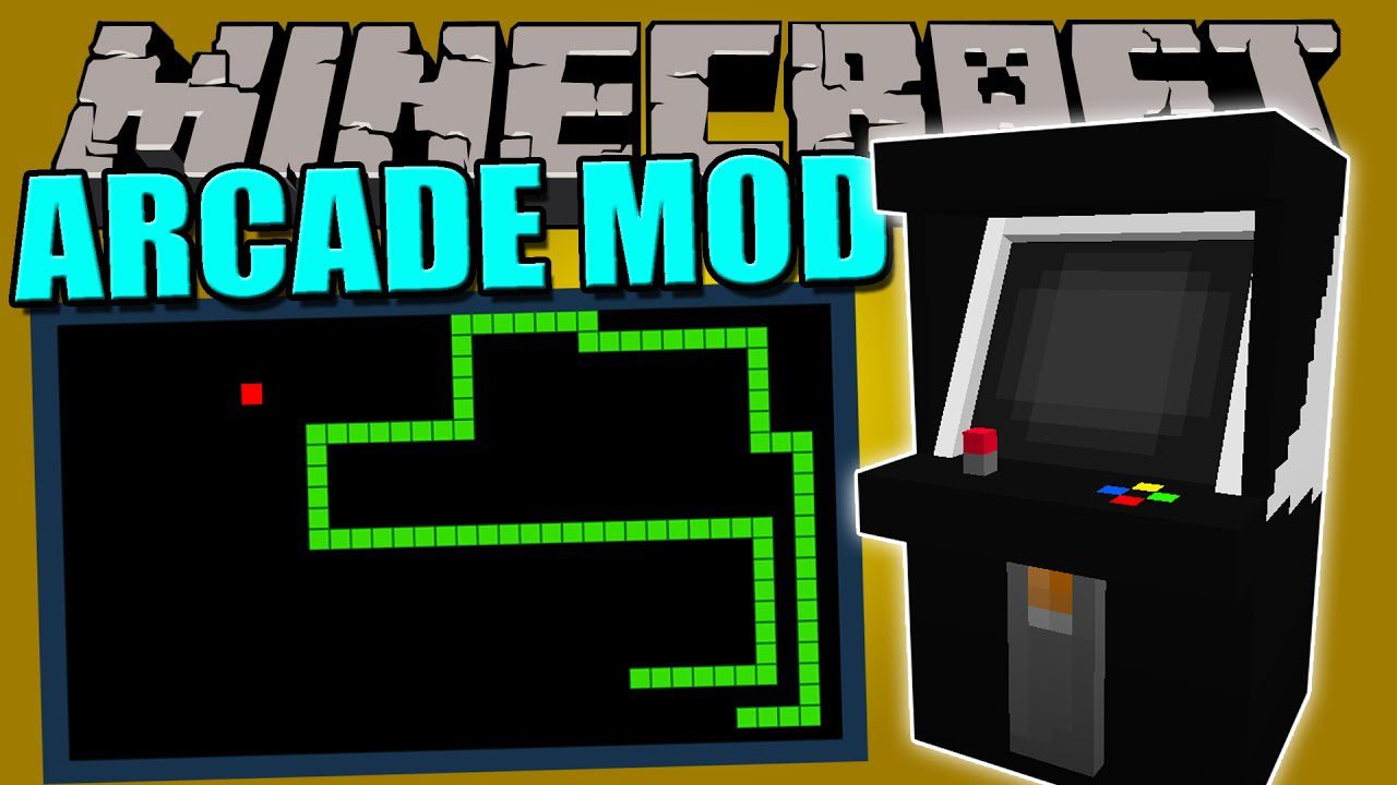 Arcade Mod 1.12.2, 1.11.2 (Build Instant Arcade Machines to Play Games