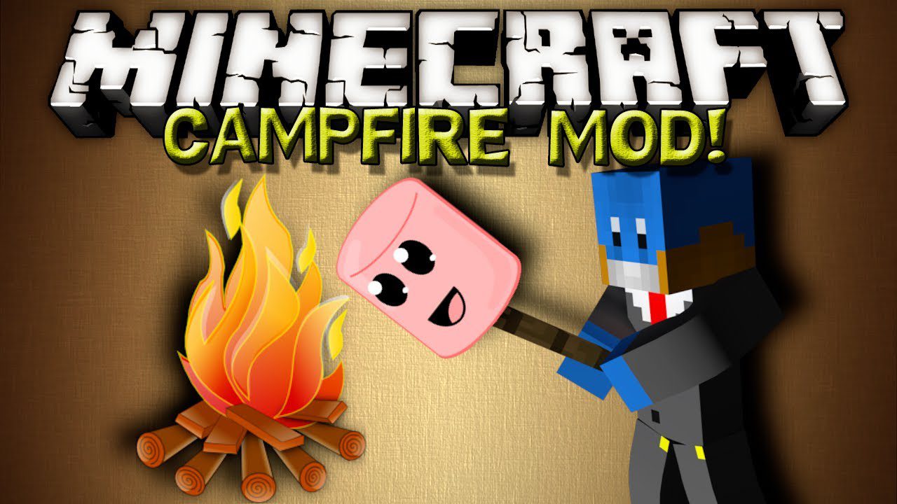 Simple Camp Fire Mod 1.12.2, 1.11.2 (Cooking Faster Than a Furnace