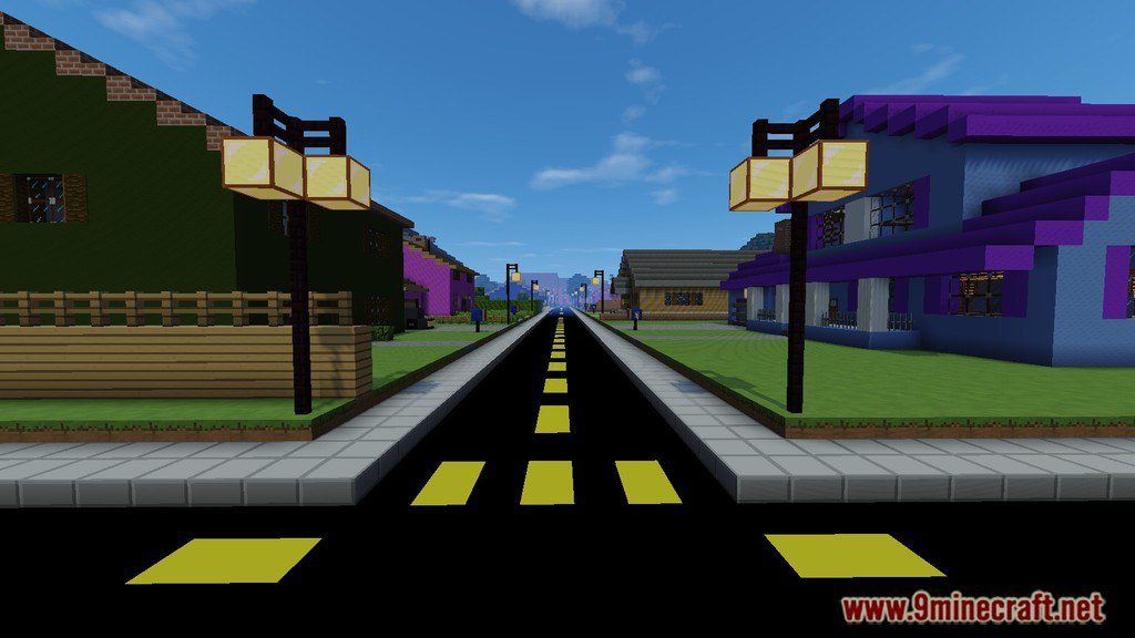 Simpsons Springfield Map 1.12.2/1.12 for Minecraft