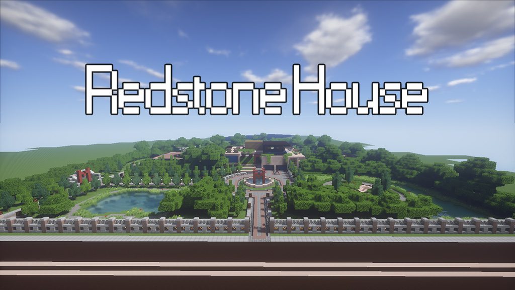 Redstone House Map 1.12.2/1.11.2 for Minecraft