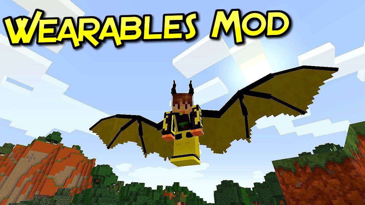 Wearables Mod 1.12.2, 1.11.2 (Decorative, Functional Wearable Items