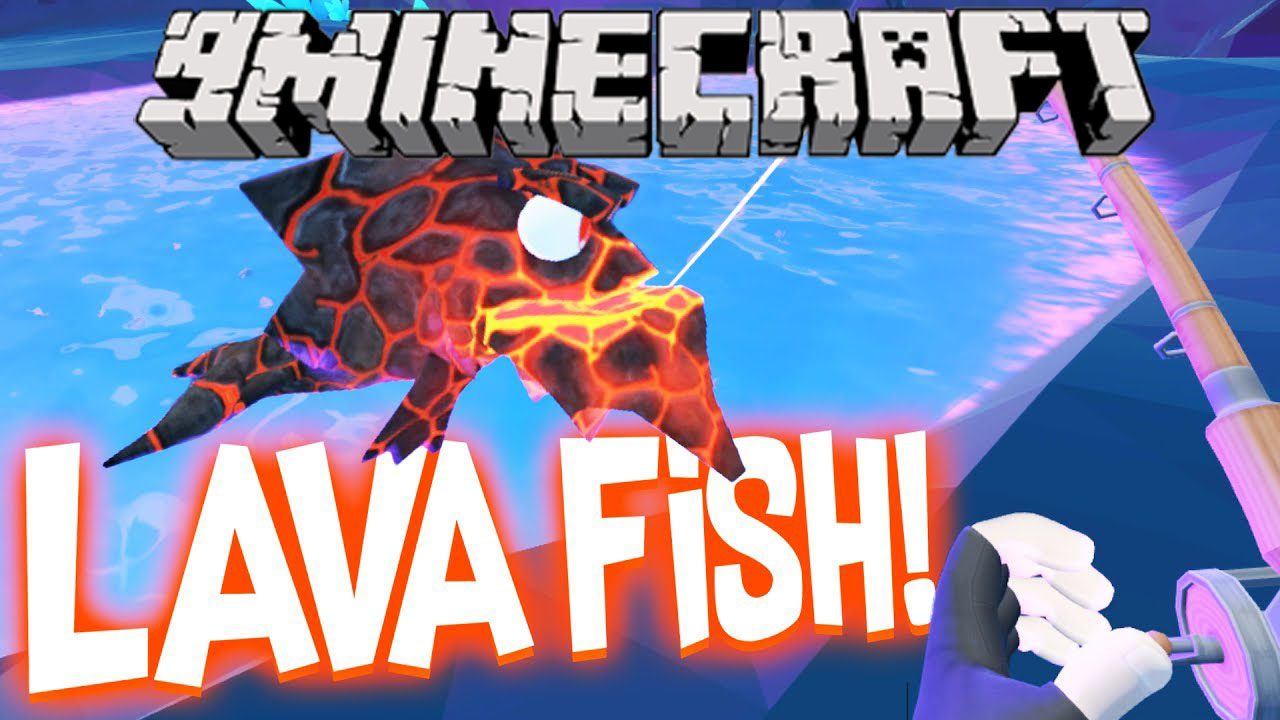Combustive Fishing Mod 1.12.2 (Fishing in Lava) MINECRAFT, FORTNITE