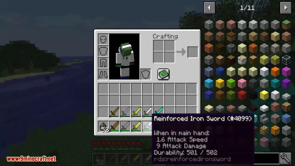 Reinforced Diamond Sword Mod 1.16.5, 1.15.2 (Do More Damage and Last