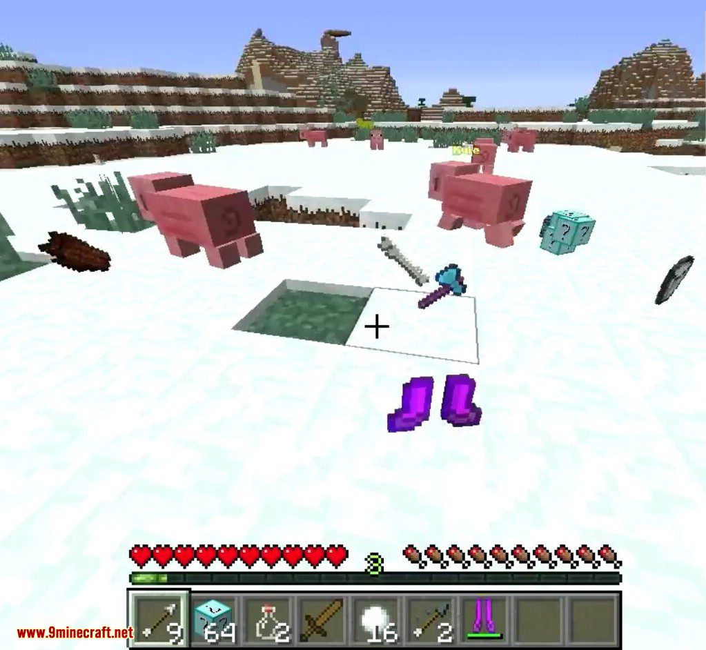 Diamond Lucky Block Mod 1.11.2/1.10.2