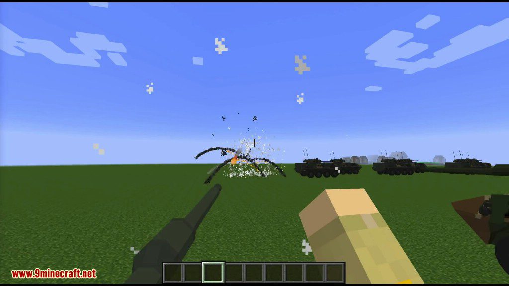 Global Firestorm Pack Mod 1.7.10 (Tanks, Bombers & more)