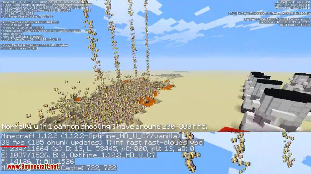 Space Laser Command Block 1.12.2 (Working Laser Cannon)