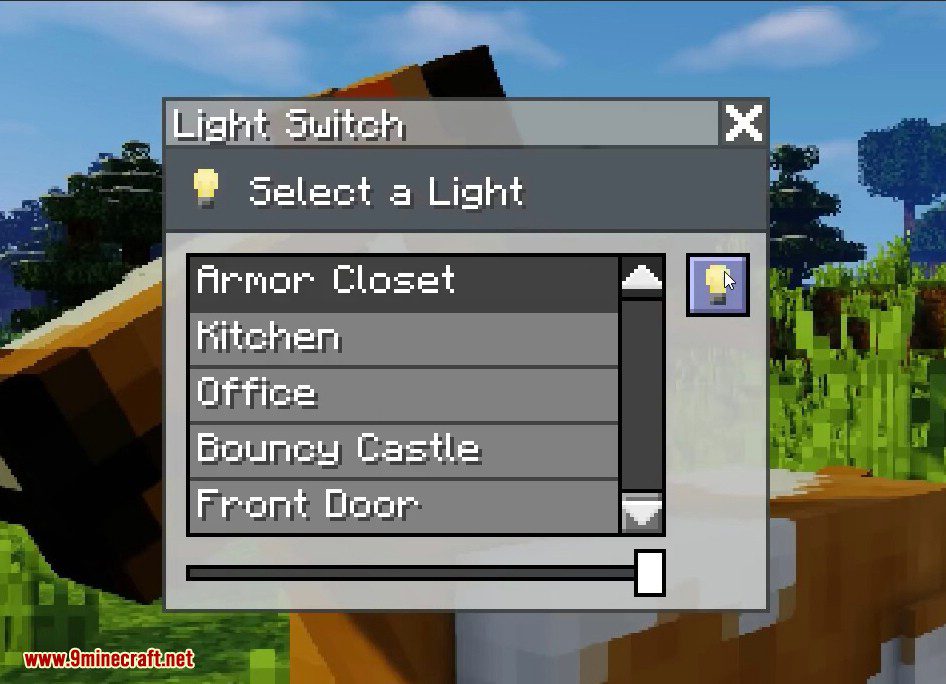 Light Switch Mod 1.12.2 (Smart Electricity in Your House)