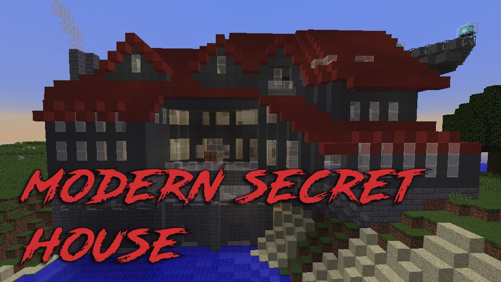 Modern Secret House Map 1.12.2, 1.12 For Minecraft - 9Minecraft.net