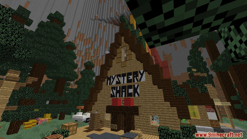 Gravity Falls Adventure Mode Map 1.12.2/1.12 for Minecraft