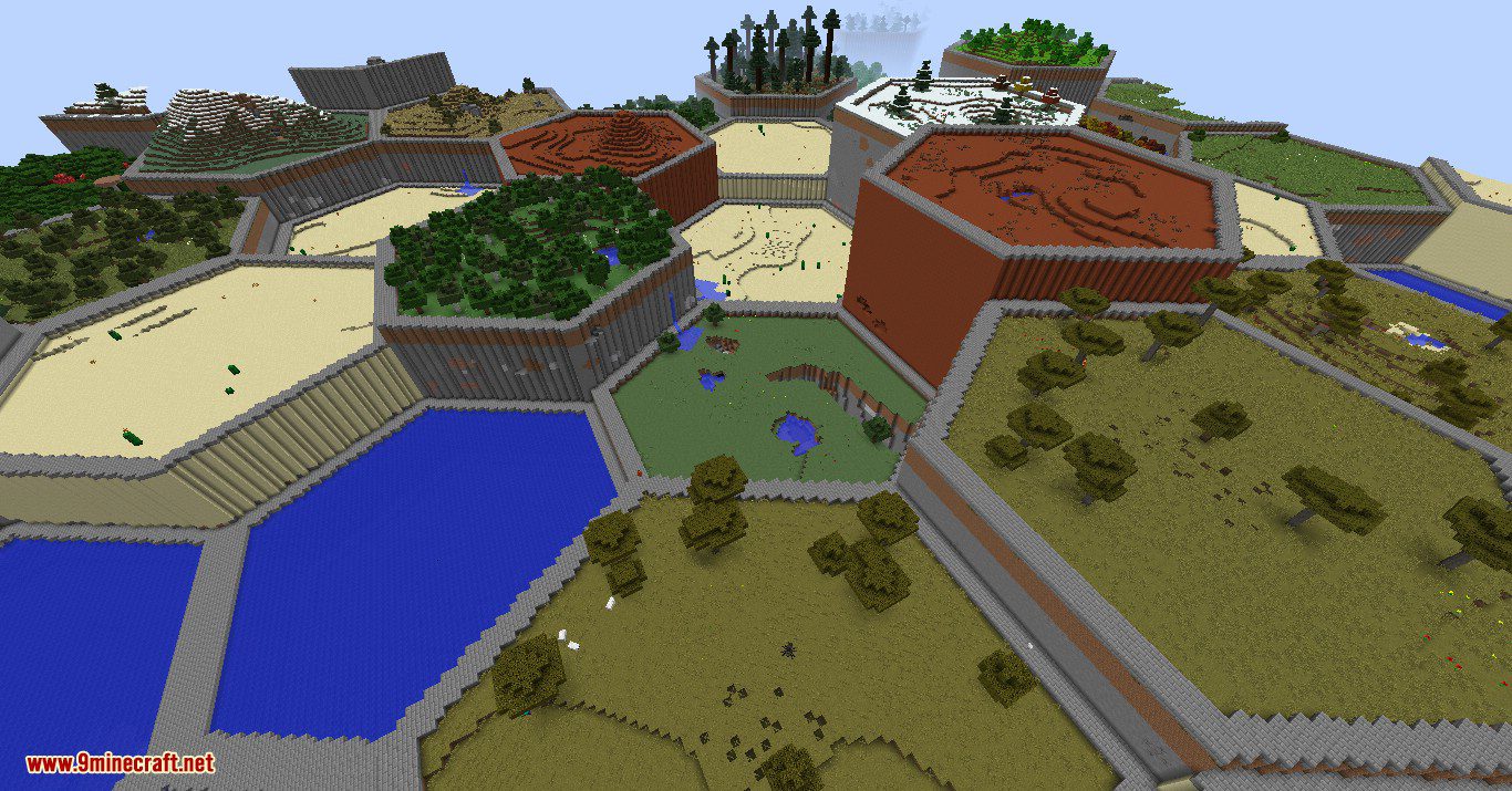 Hex Lands Mod 1.12.2 (A HexTile Terrain Generation Overhaul)