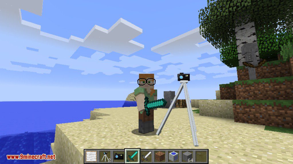 Mine Camera Mod 1.12.2/1.10.2 (Decorate with Picture Frames