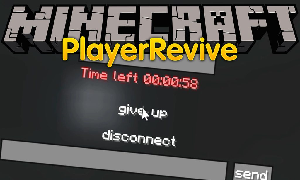 PlayerRevive Mod 1.16.5/1.12.2 (Fight Together As A Team