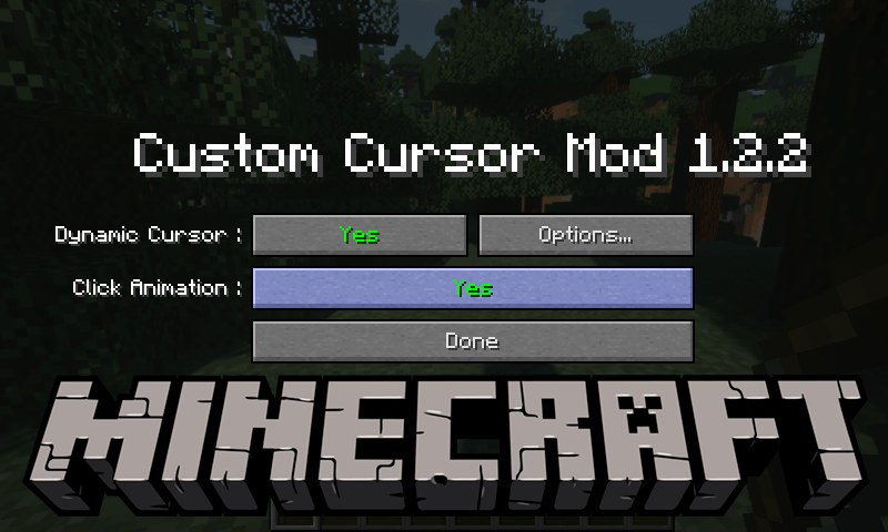 Cursor Mod 1.16.5/1.15.2 (Change Your Ingame Cursor)