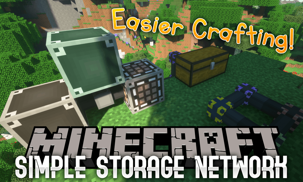 Simple Storage Network Mod 1.15.1/1.14.4 (New Features) MINECRAFT