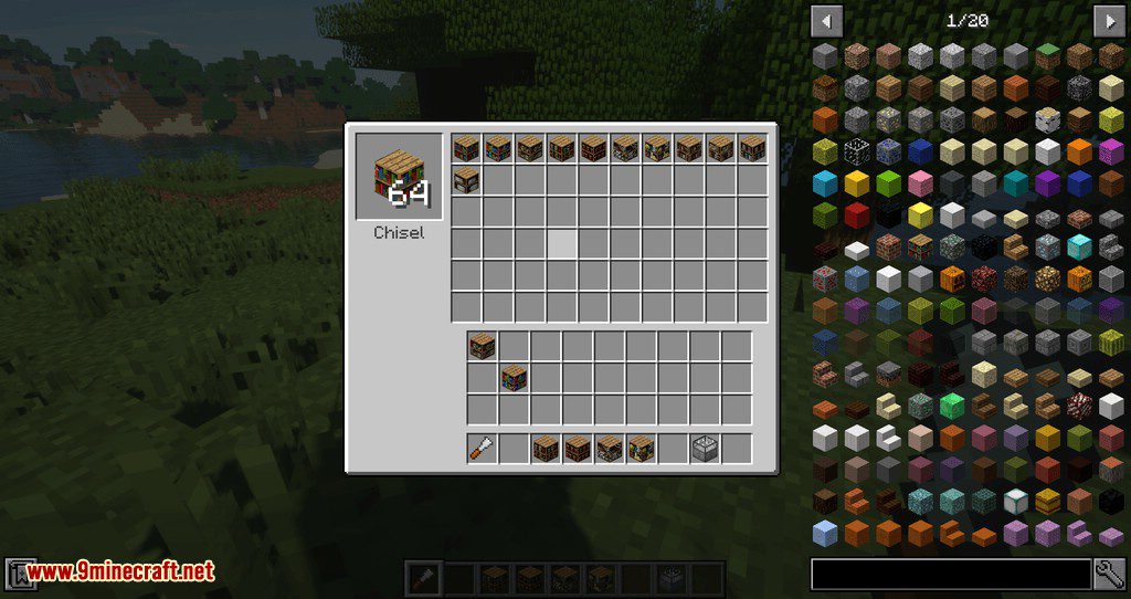 Unlimited Chisel Works Mod 1.12.2/1.11.2 for Minecraft
