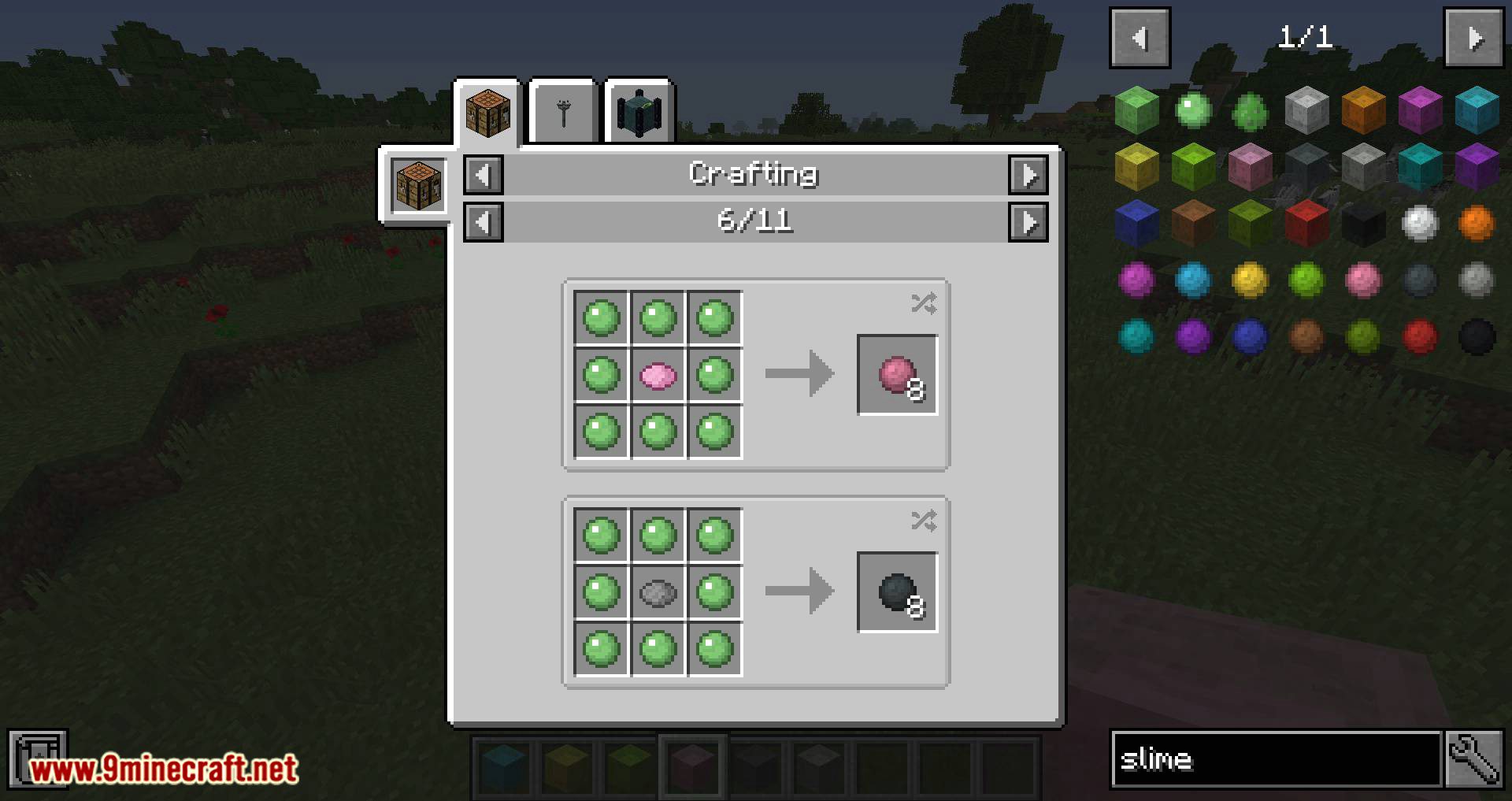 Colorful Slimes Mod 1.15.2/1.12.2 (Adds 16 New Slimes)