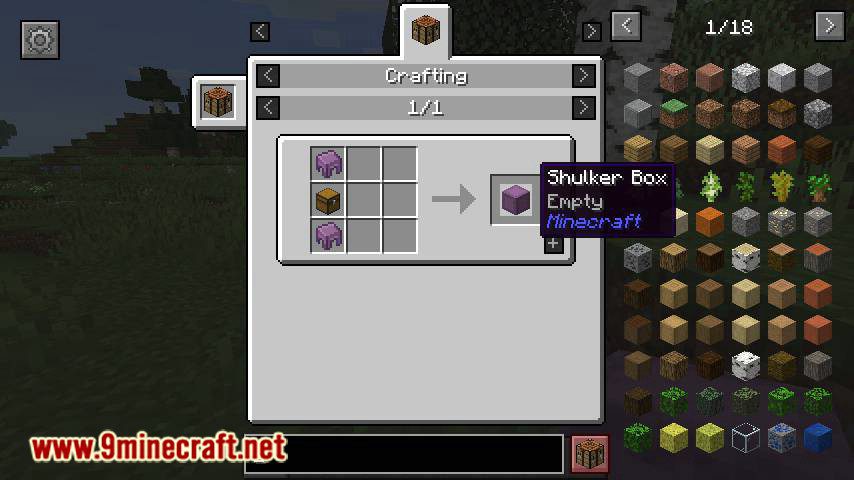 ShulkerBoxTooltip Mod 1.17/1.16.5 (What's in My Shulker Box?)