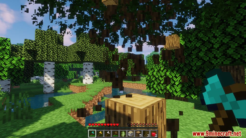 Minecraft Fast Leaf Decay Data Pack