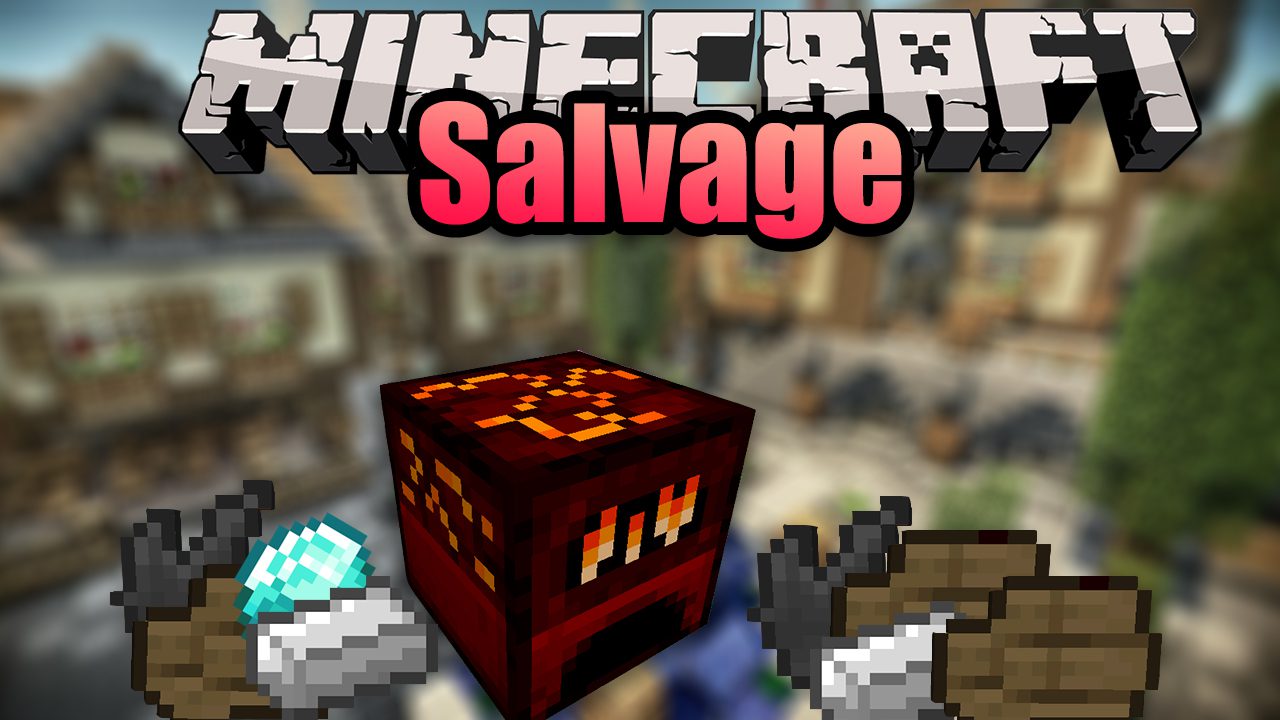 Salvage Mod 1.14.4 (Furnace for Item Salvaging)