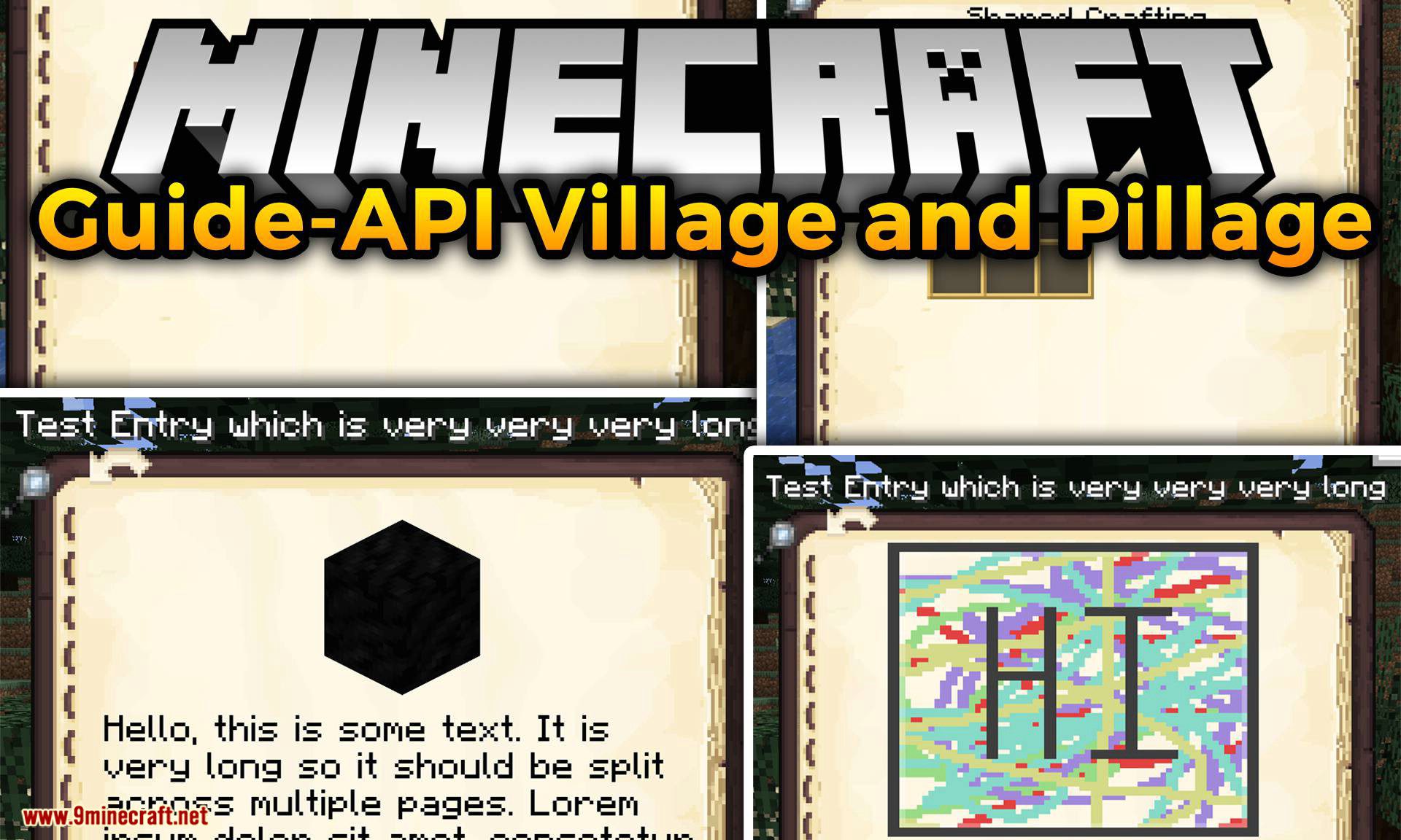 GuideAPI Village and Pillage Mod 1.17.1/1.16.5 (Simple Mod Guide