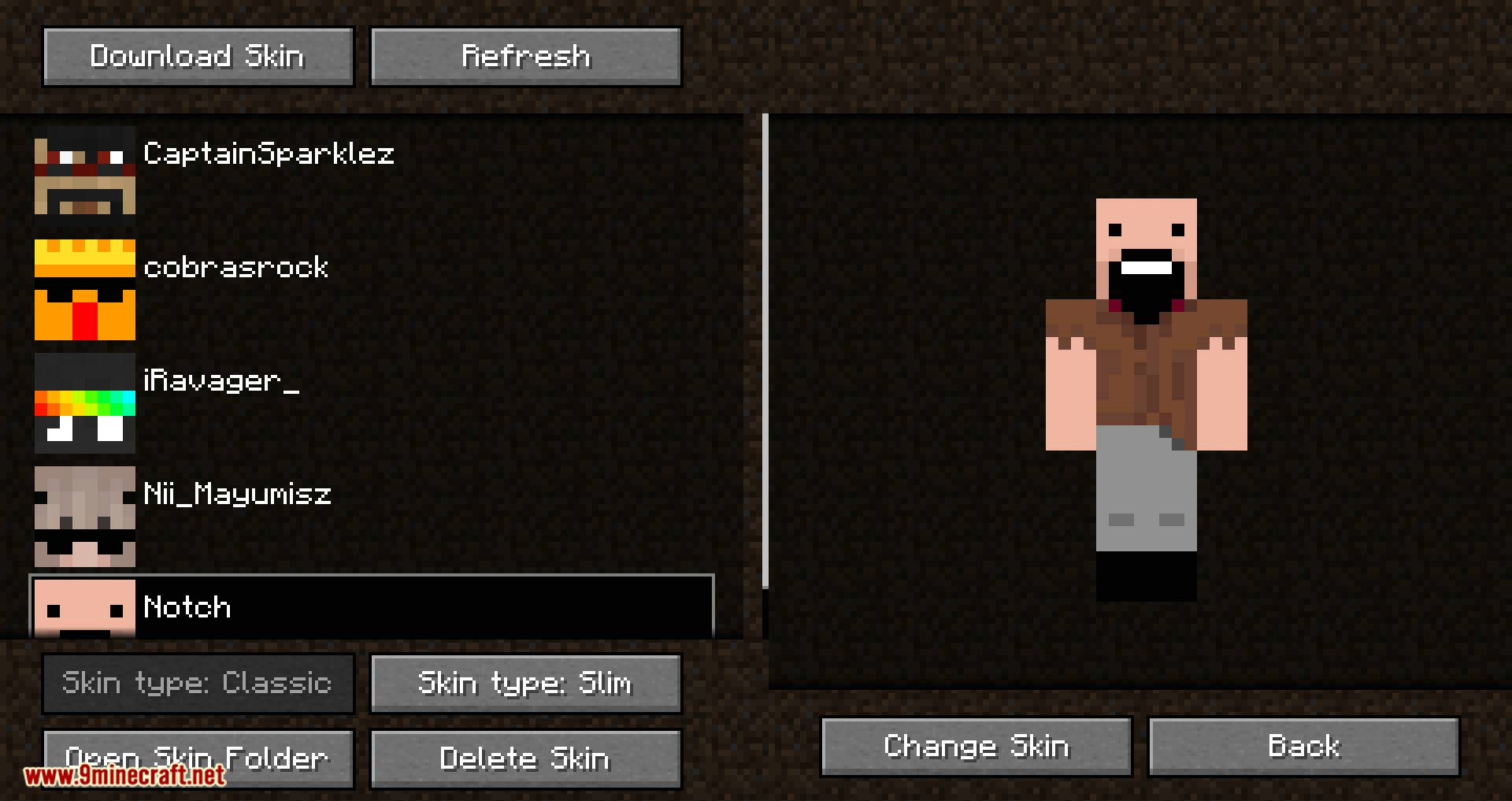 Skin Swapper Mod 1.17.1, 1.16.5 (Quickly Change Skin)