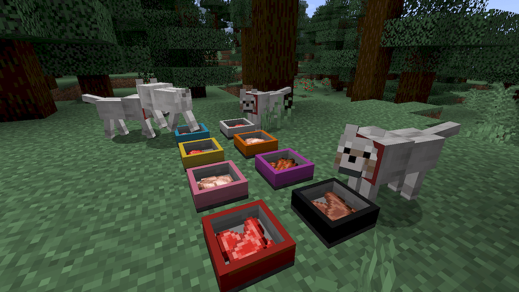 Improved Wolves Mod 1.15.2 (Pet Feeder)