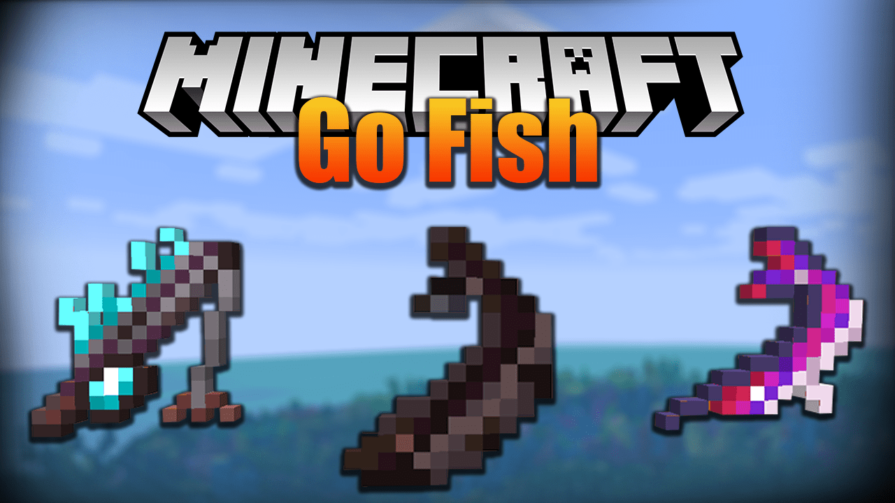 Go Fish Mod 1.16.5/1.16.4 (Fish Variation, Tools)