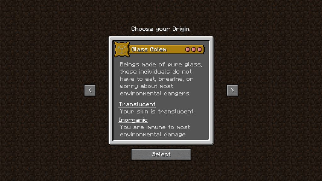 Extra Origins Mod 1.16.5 (More Backstories)