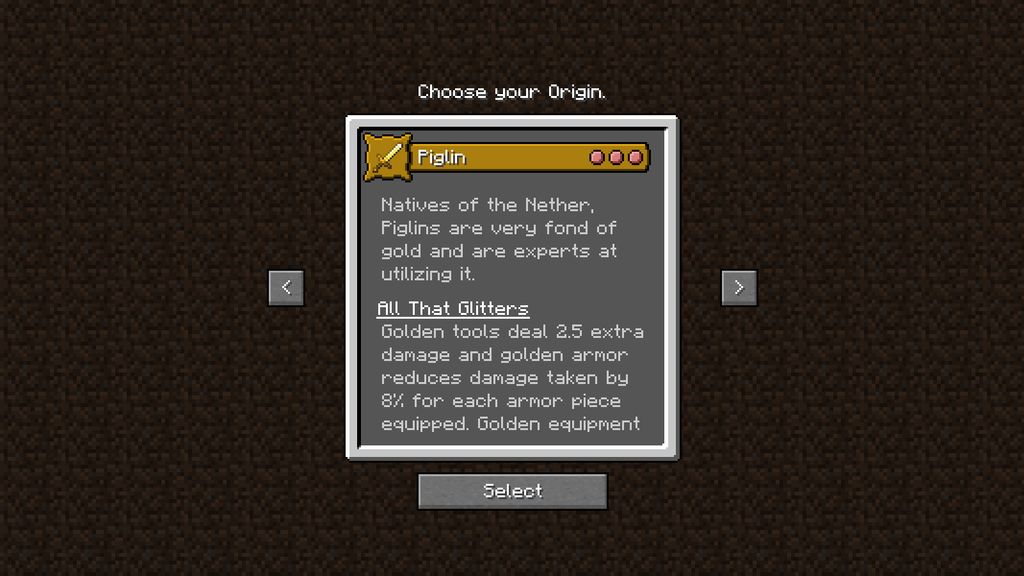 Extra Origins Mod 1.17/1.16.5