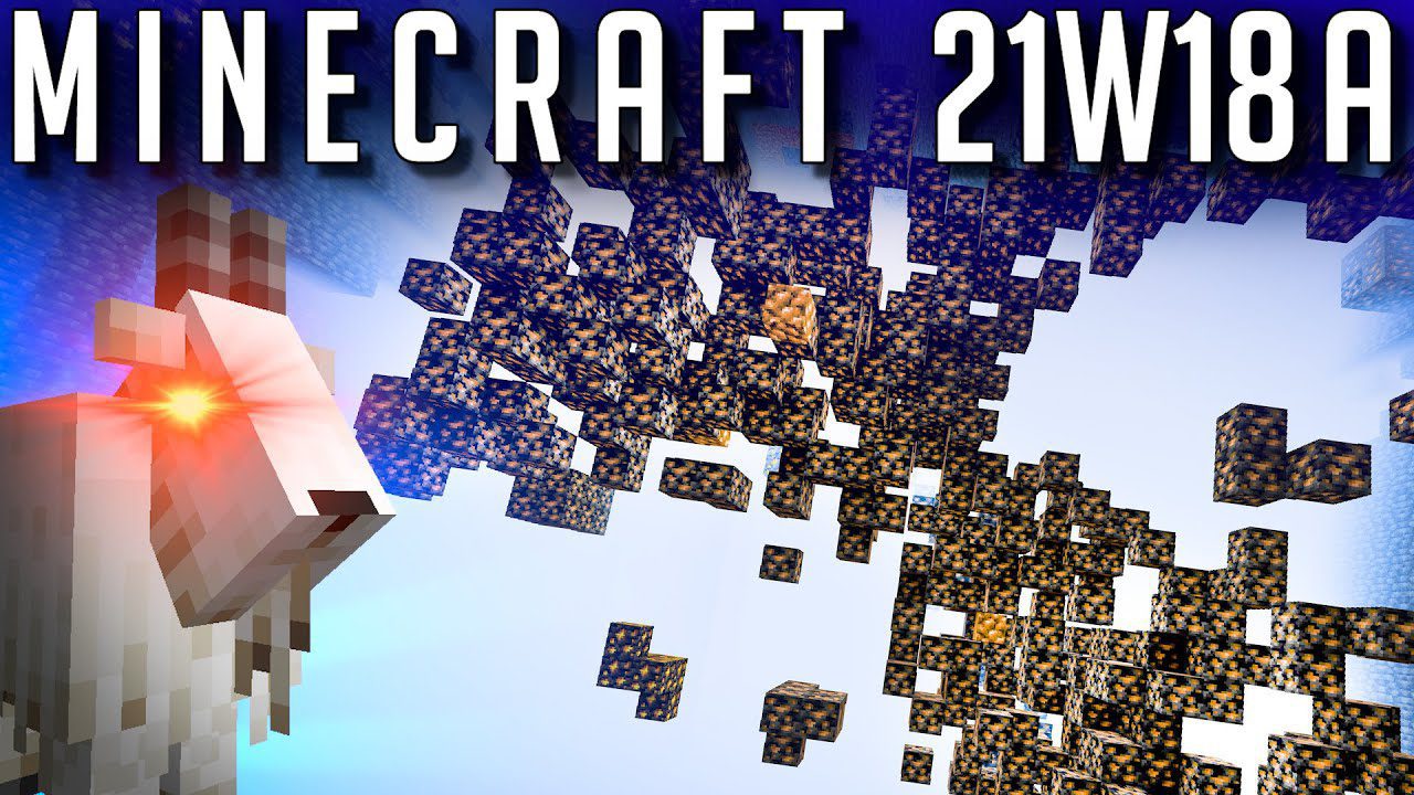 Minecraft 1.17 Snapshot 21w18a (Goat & Infested Stone Changes