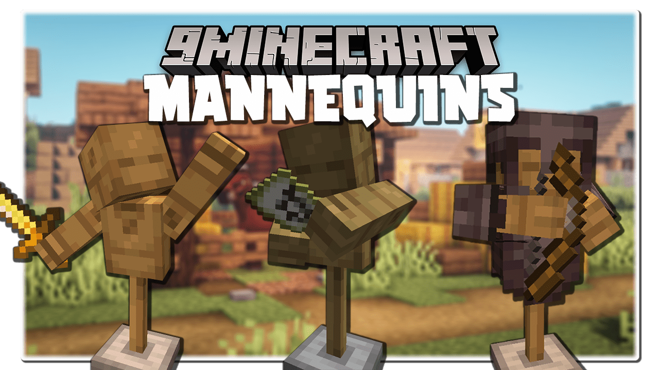 Mannequins Mod 1.16.5 (Dummy, Training)