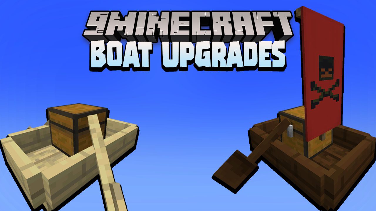 Boat Upgrades Data Pack (1.18.2, 1.17.1) Boat with Chest