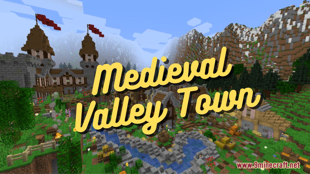 Medieval Valley Town Map 1.16.5 For Minecraft - 9Minecraft.net