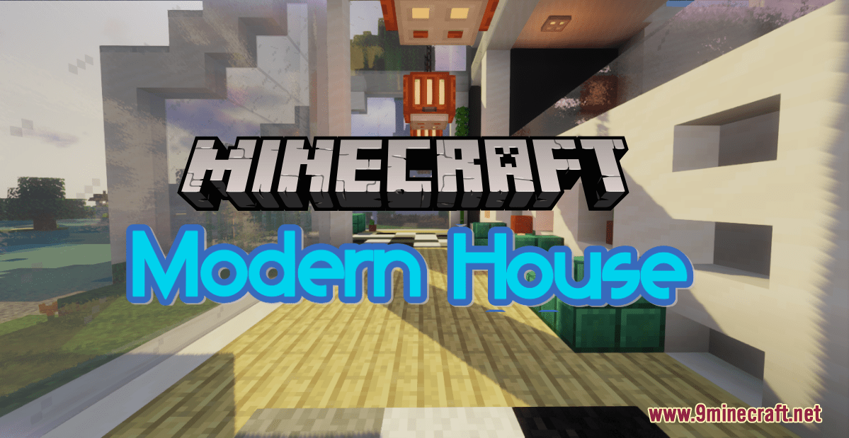Modern House Map 1.18.1, 1.17.1 For Minecraft - 9Minecraft.net