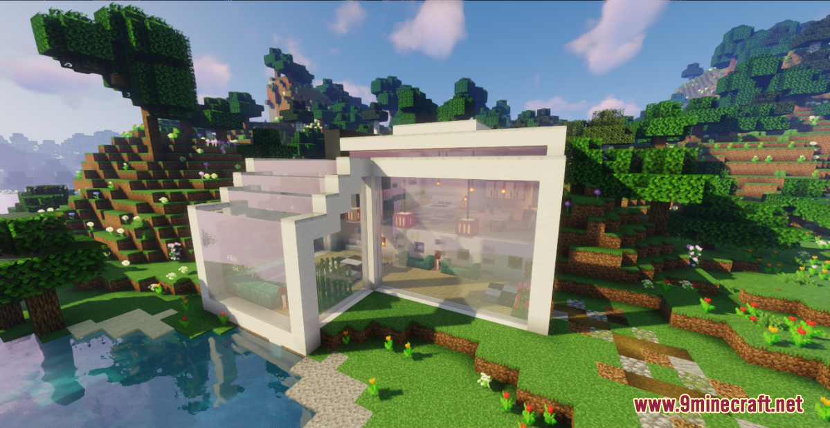 Modern House Map 1.18.1, 1.17.1 For Minecraft - 9Minecraft.net