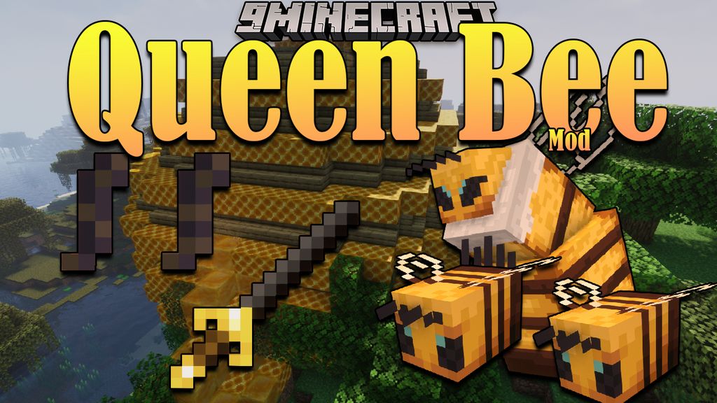 Queen Bee Mod (1.20.4, 1.19.4) Boss, Entity