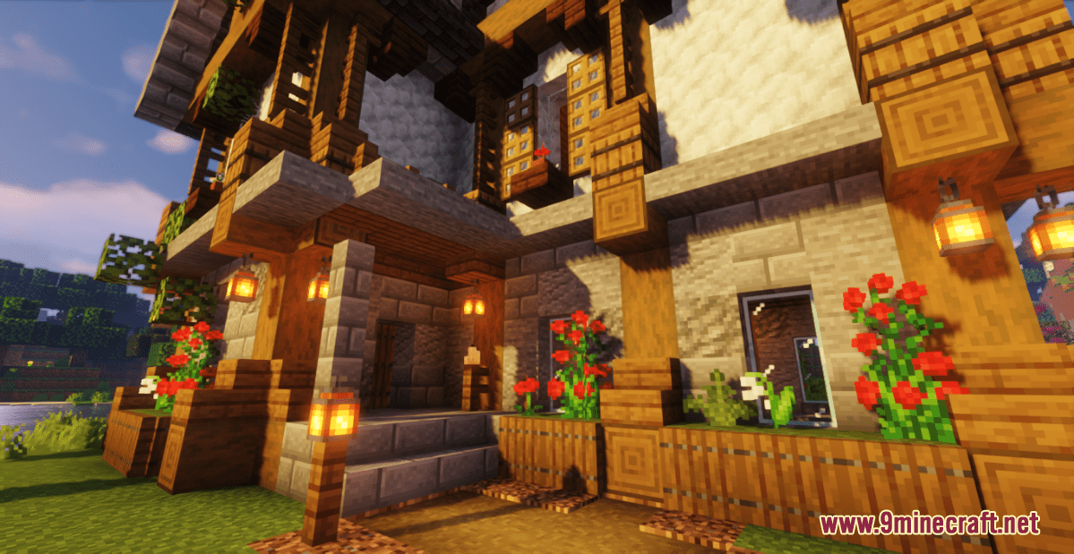 Aesthetic Cottage Map 1.17.1 For Minecraft - 9Minecraft.net