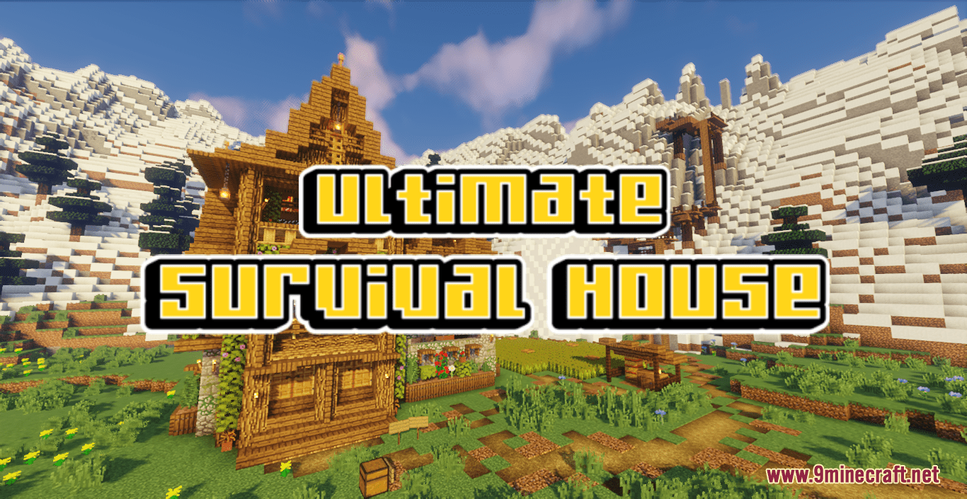 Ultimate Survival House Map 1.18.1 For Minecraft - 9Minecraft.net