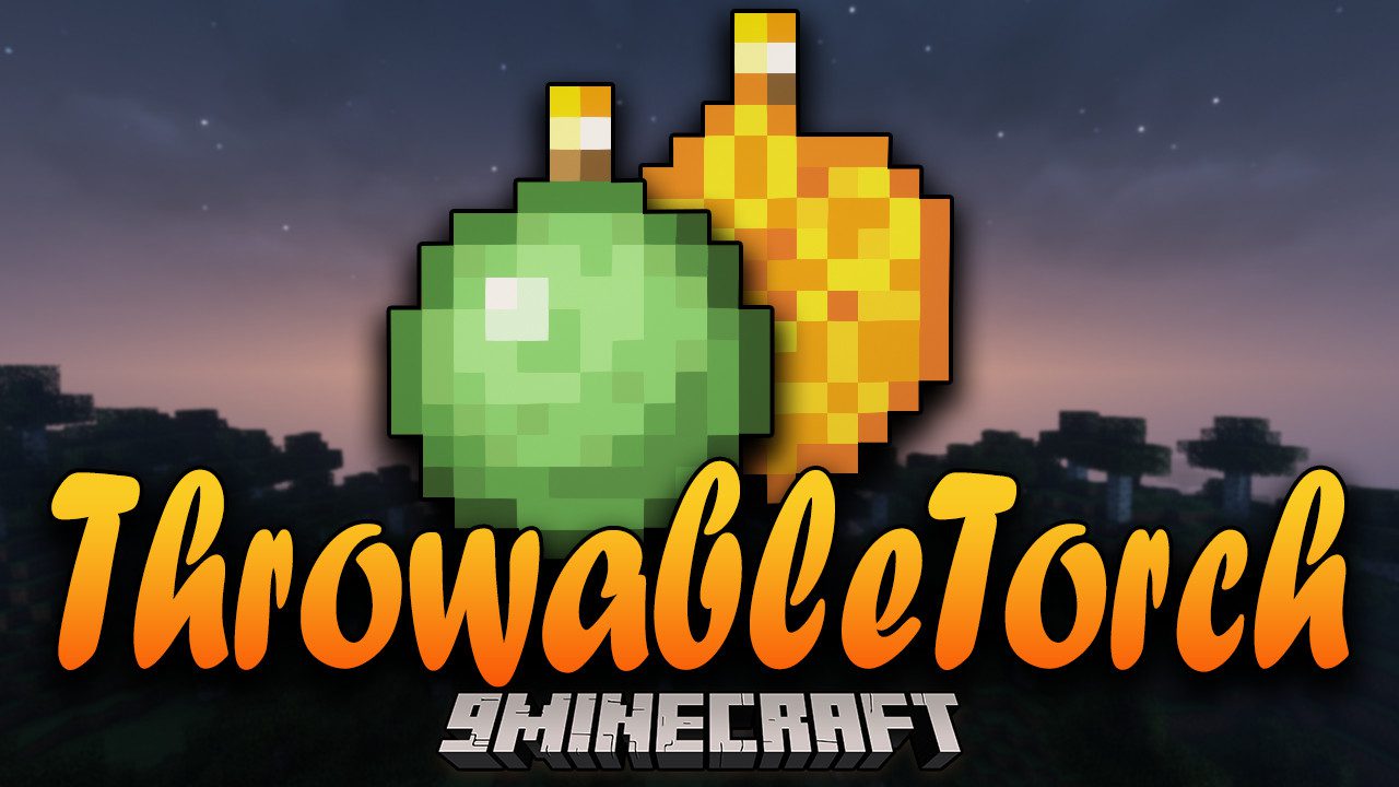 Throwable Torch Mod (1.19.4, 1.18.2) Throwing Light Source onto the