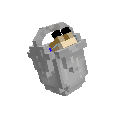 Minecraft Milk Bucket