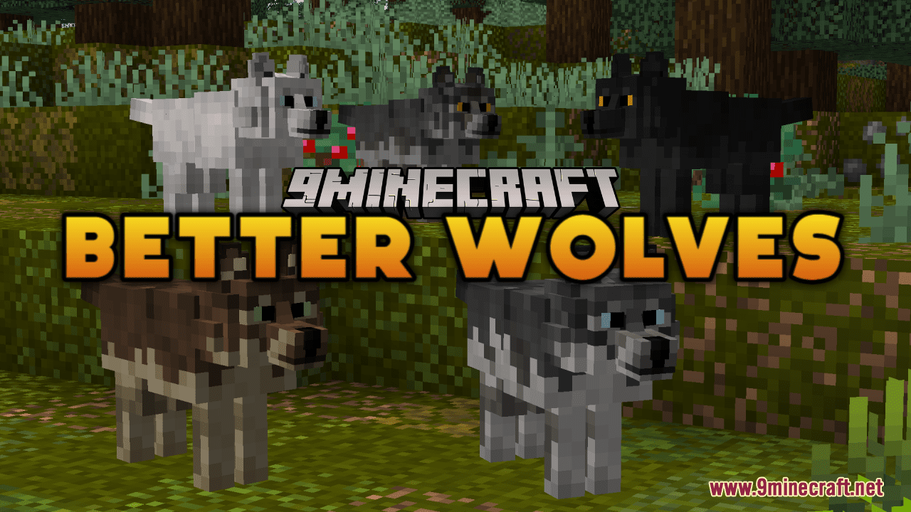 Better Wolves Resource Pack (1.20.6, 1.20.1) Texture Pack