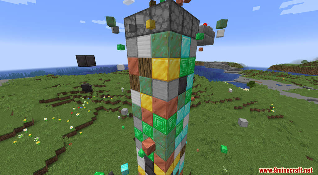 Dispense Blocks Data Pack (1.19.2, 1.18.2) Automatically place blocks
