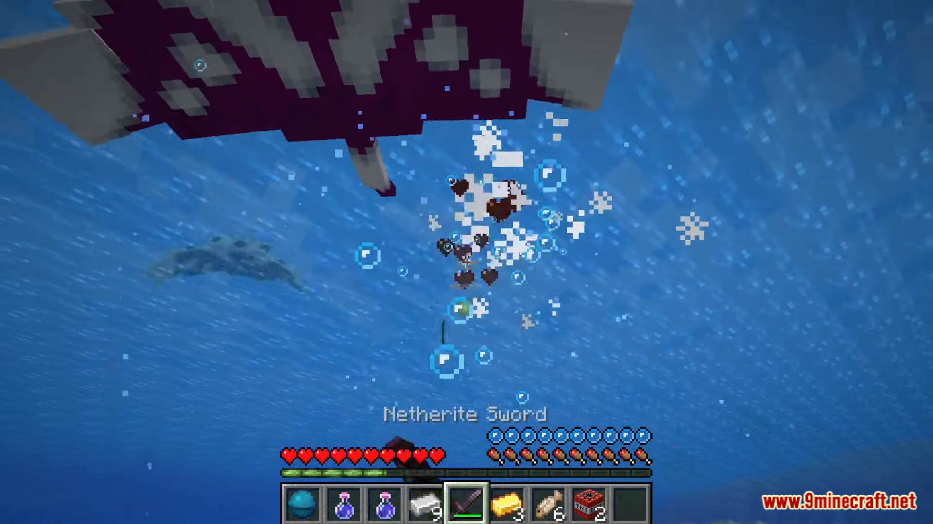 Manta Rays Data Pack (1.19.2, 1.18.2) Colored Manta Rays In Minecraft