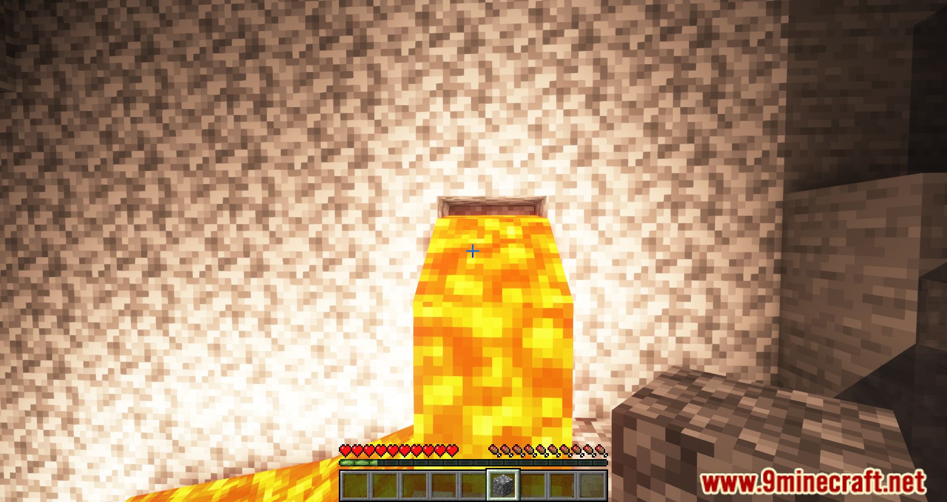 Cannot Build Over Lava Source Blocks Mod (1.19.2, 1.18.2) More
