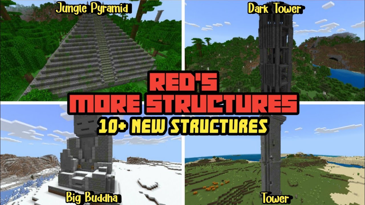 Red's More Structures Mod (1.20.1, 1.19.4) Best for Adventure