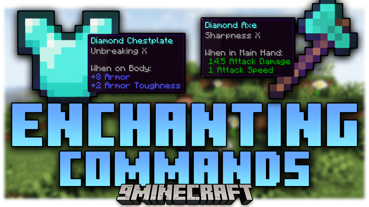 Enchanting Commands Mod (1.21.1, 1.20.1) Easier Way To Enchant