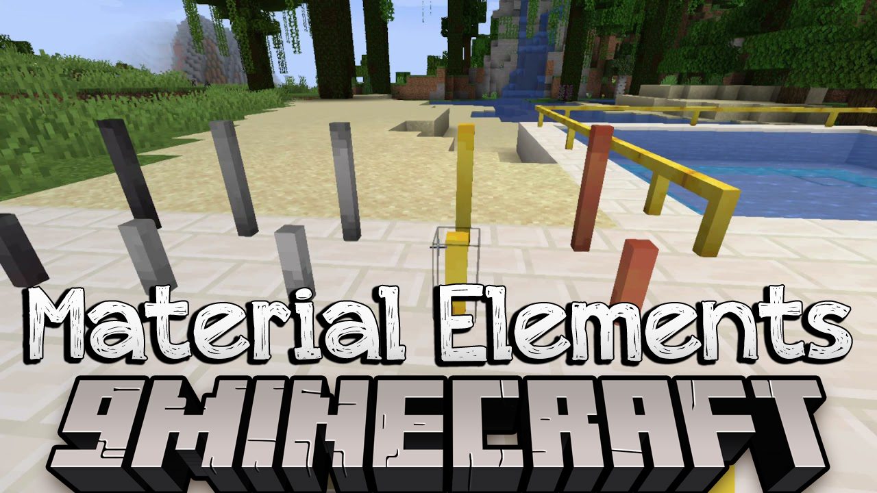 Material Elements Mod (1.20.1, 1.19.4) Different Kind of New Aspects