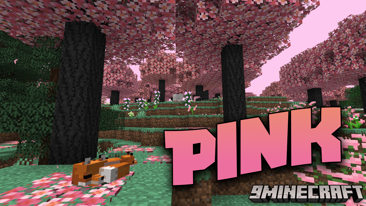 Pink Mod (1.19.3, 1.18.2) Bringing Love Into The World