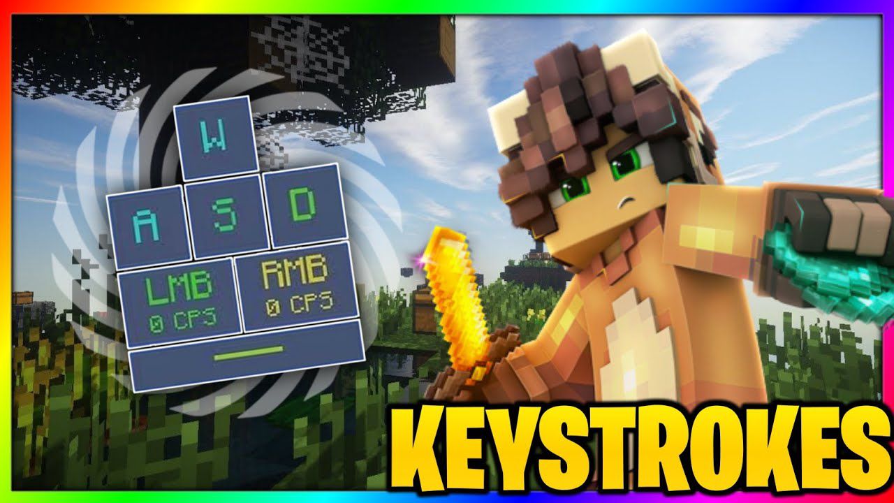 Keystrokes Resource Pack (1.20, 1.19) Feather, Salwyrr, Lunar Styles